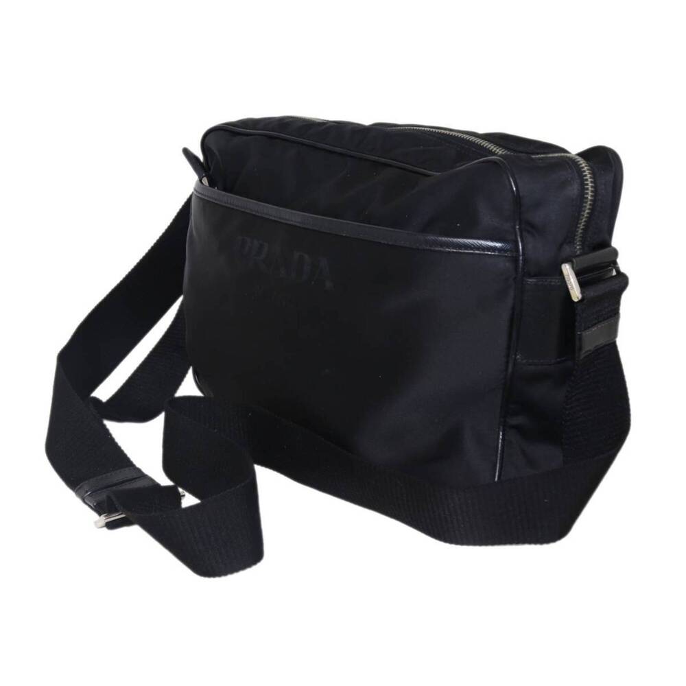 PRADA Prada Shoulder Bag Nylon Black VA0772 GC